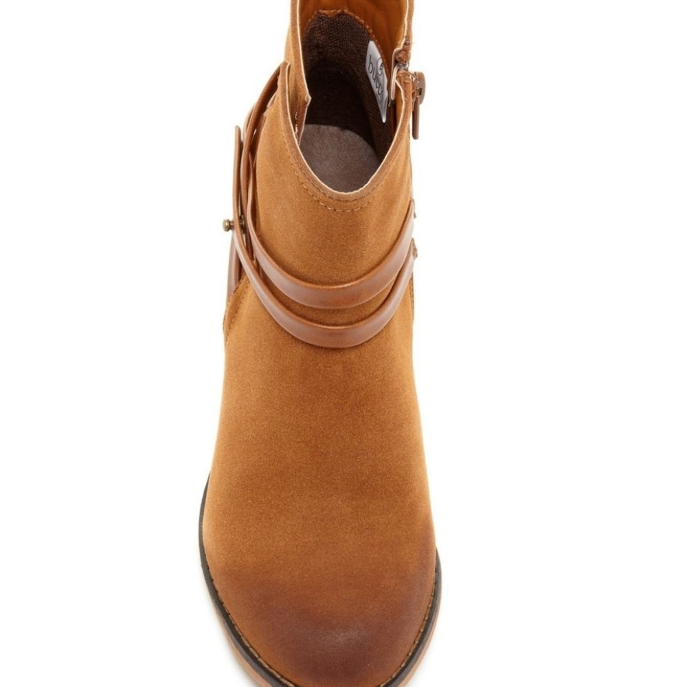 BUCCO Emmy Brown Camel Tan Zipper Ankle Boots Booties Sz 8.5 EUC - Picture 8 of 8